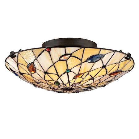 Quoizel Graham Flush Mount TF1409SVB
